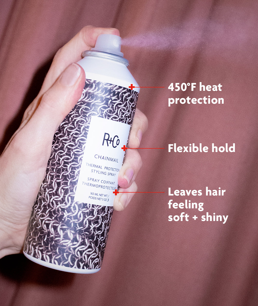 CHAINMAIL Thermal Protection Styling Spray 450°F Protection - Image 4